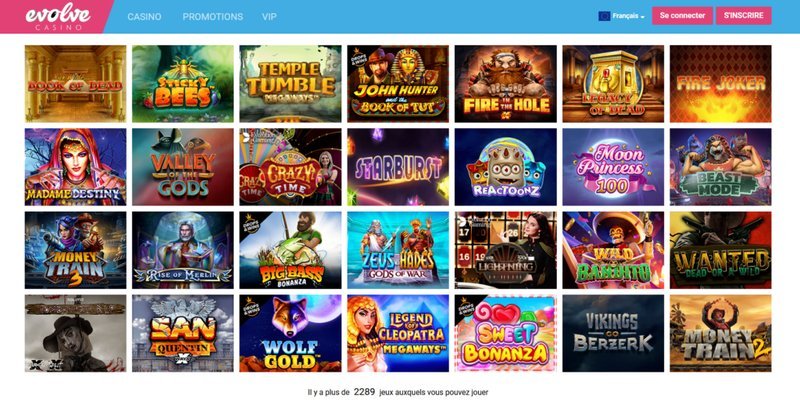 Découvrez les Avantages de l'Evolve Casino En Ligne Avec Bonus Sans Dépôt à France